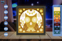 Owl Folk Art Papercut SVG Bundle 1 - CraftNest - Digital Crafting and Art