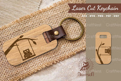 Owl Laser Cut Keychain Clipart Bundle - CraftNest - Digital Crafting and Art
