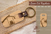 Owl Laser Cut Keychain Clipart Bundle