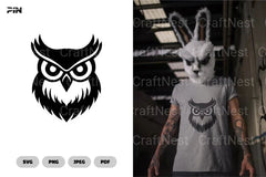 Owl Logo SVG Bundle - CraftNest - Digital Crafting and Art