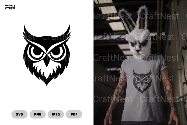 Owl Logo SVG Bundle - CraftNest - Digital Crafting and Art