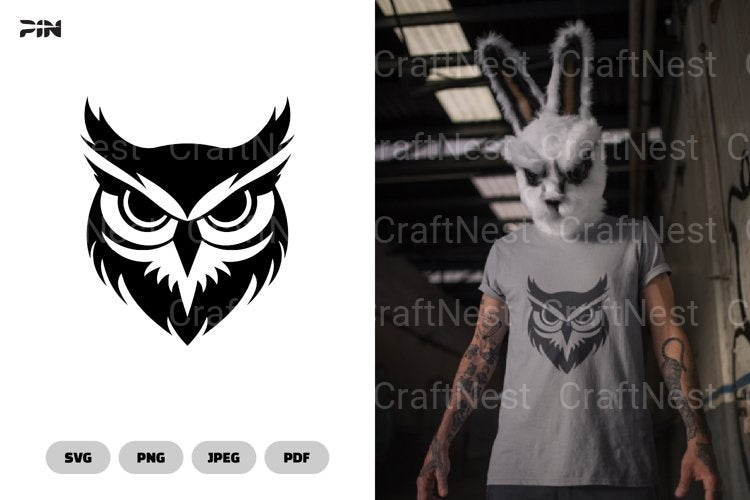 Owl Logo SVG Bundle - CraftNest - Digital Crafting and Art