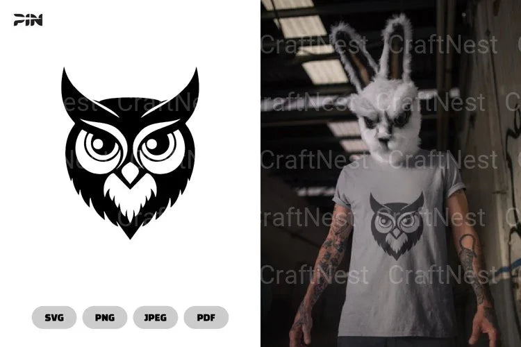 Owl Logo SVG Bundle - CraftNest - Digital Crafting and Art