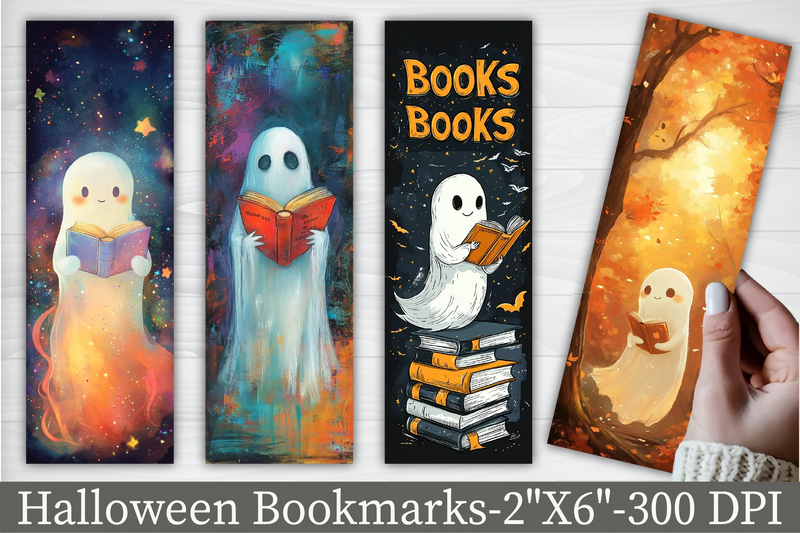 Cute Halloween Bookmarks Journal - CraftNest - Digital Crafting and Art