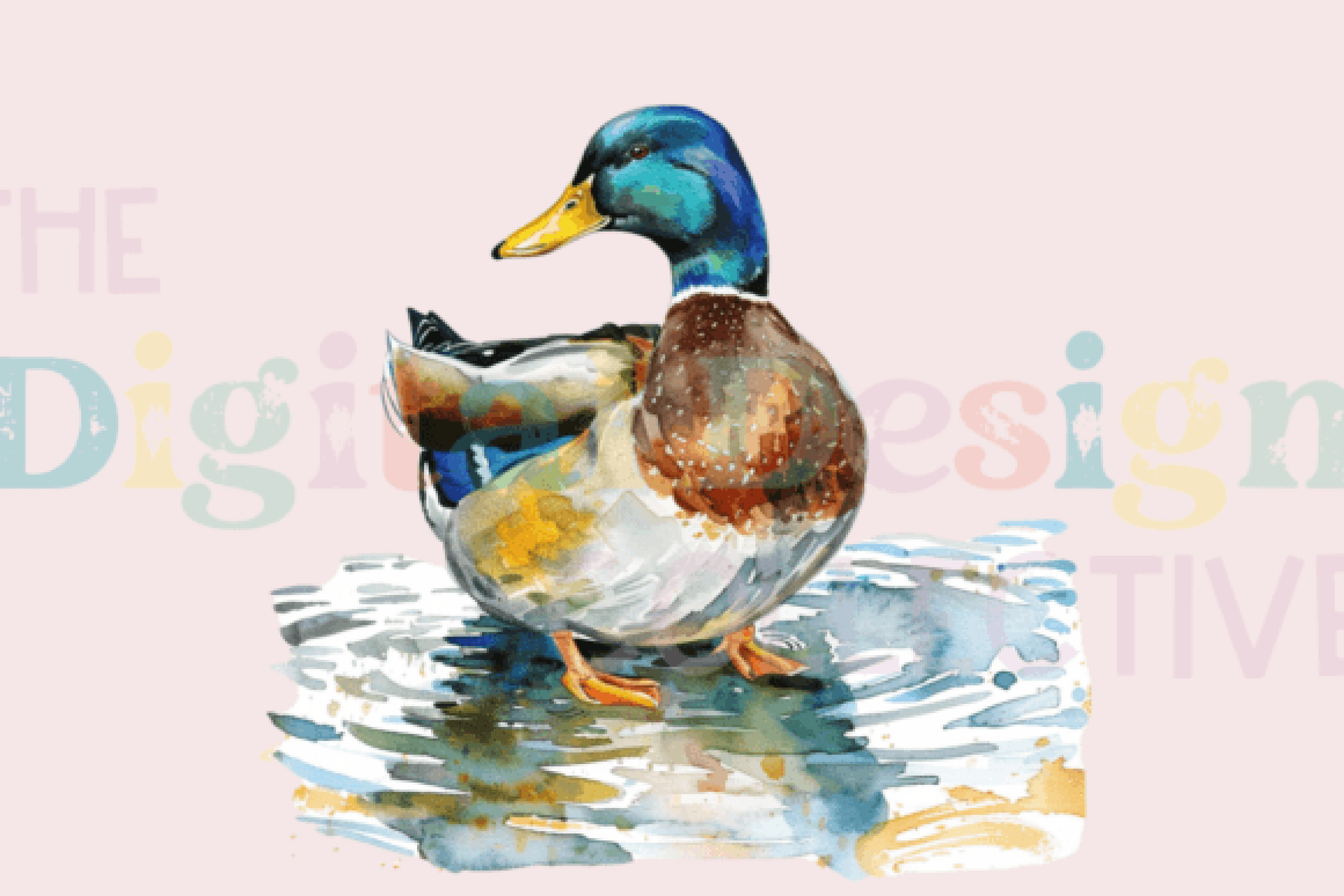 Mallard Duck Clipart Bundle - CraftNest - Digital Crafting and Art