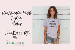 Heather Purple Bella Canvas Tee Clipart Bundle - CraftNest - Digital Crafting and Art