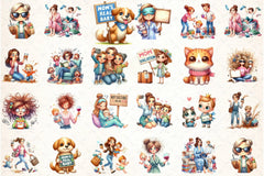 Funny Mother's Day Clipart Bundle - CraftNest - Digital Crafting and Art