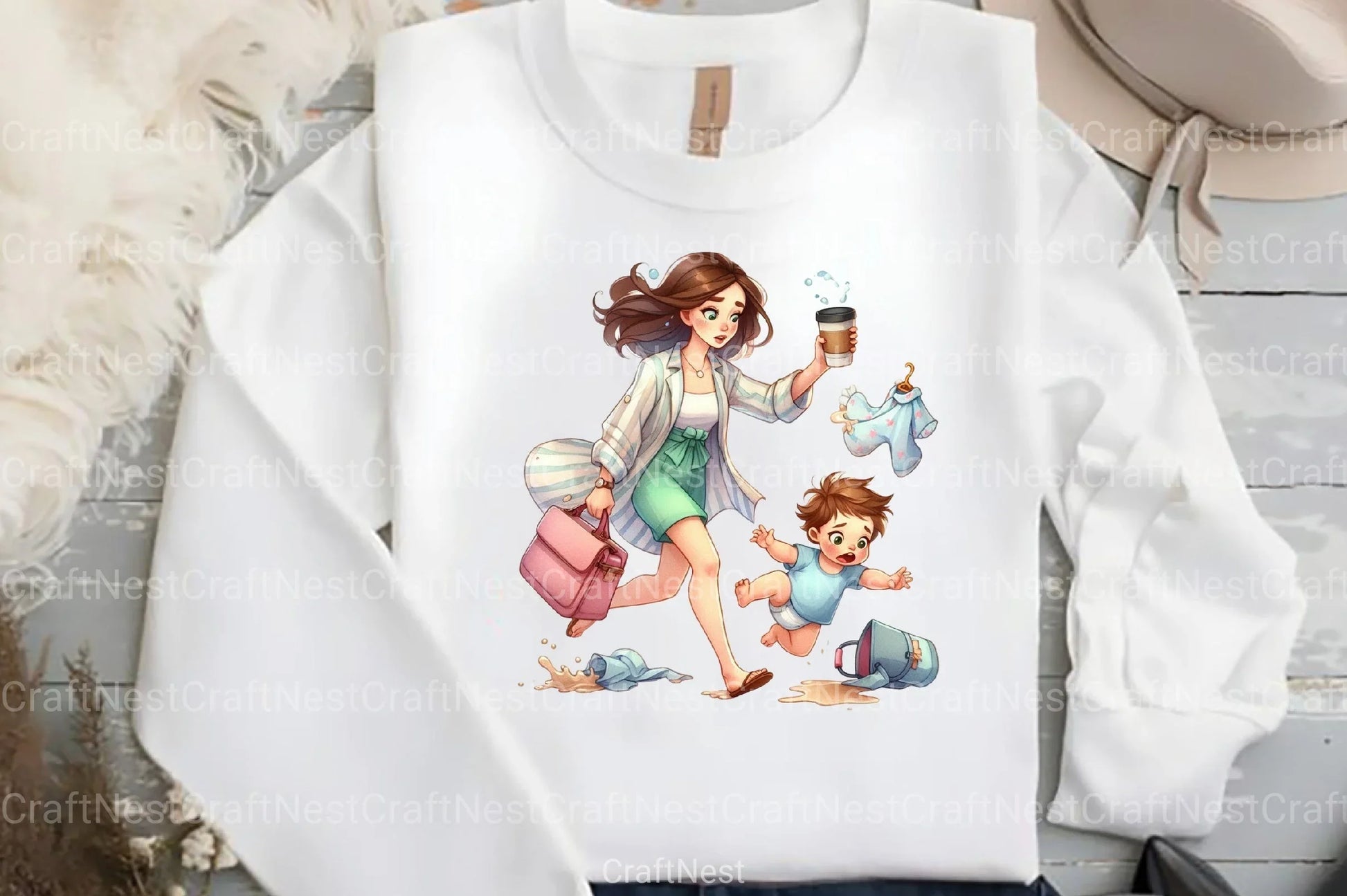 Funny Mother's Day Clipart Bundle - CraftNest - Digital Crafting and Art