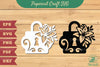 Floral Padlock Papercut SVG Bundle