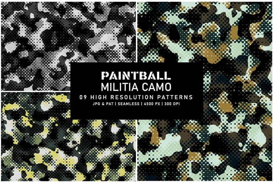 Paintball Militia Camo