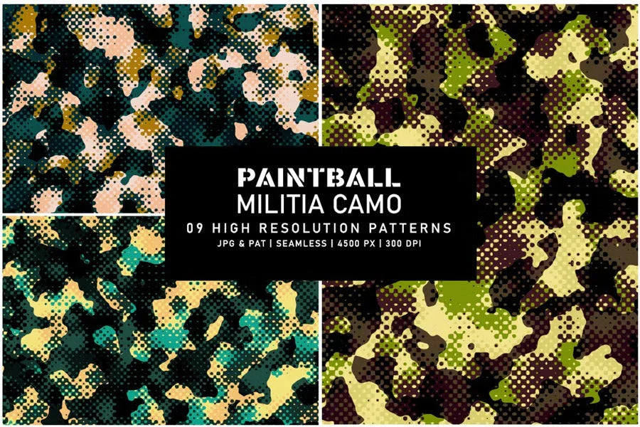 Paintball Militia Camo