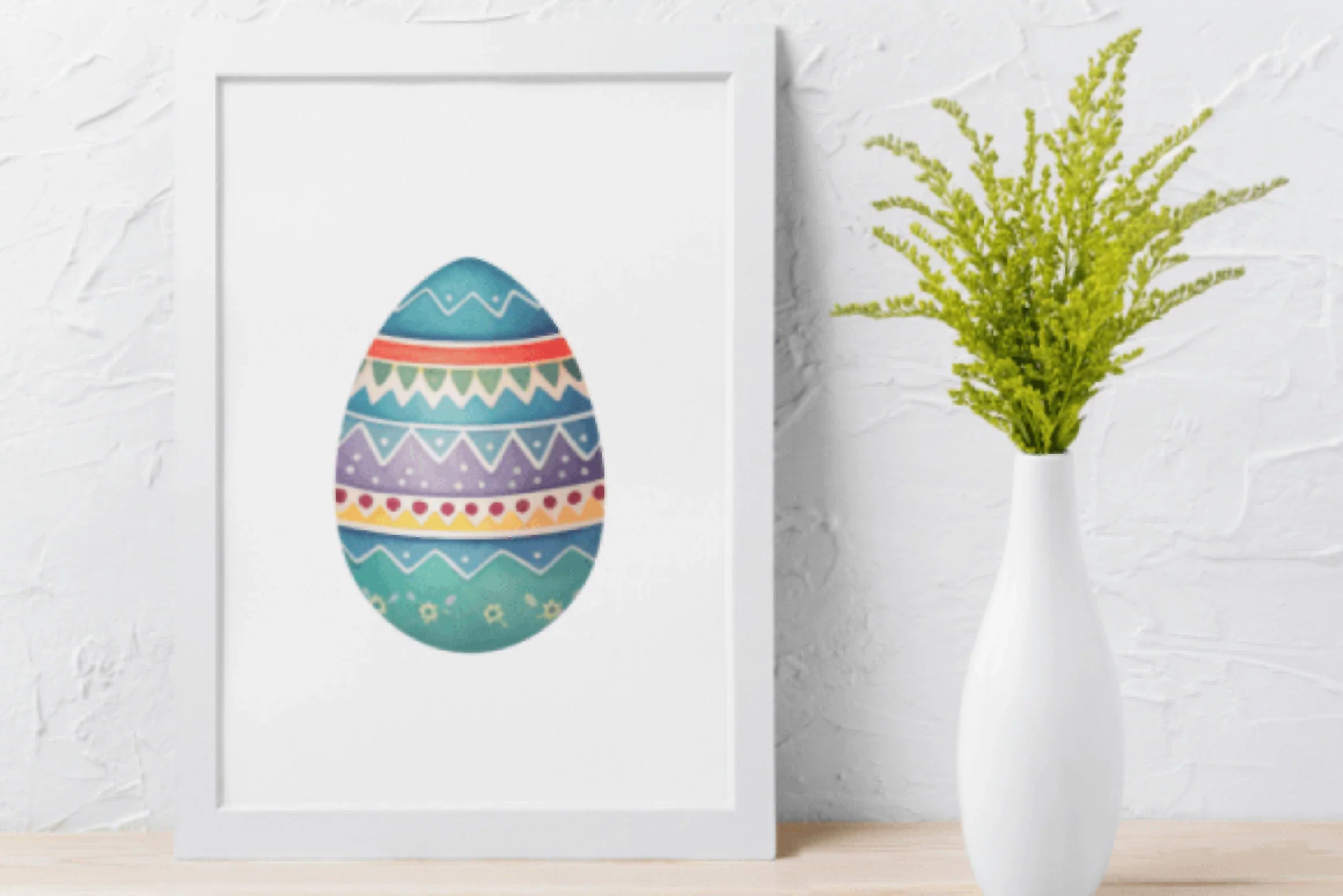 Colorful Painted Easter Eggs Clipart Bundle - CraftNest - Digital Crafting and Art