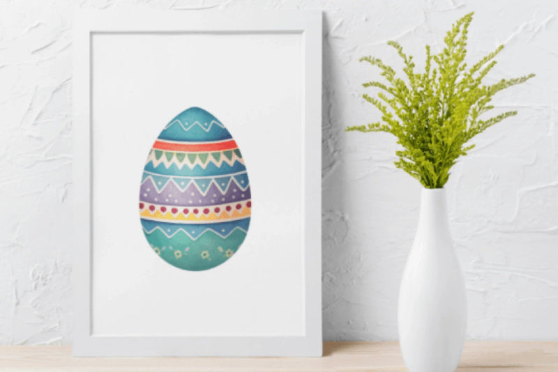 Colorful Painted Easter Eggs Clipart Bundle - CraftNest - Digital Crafting and Art