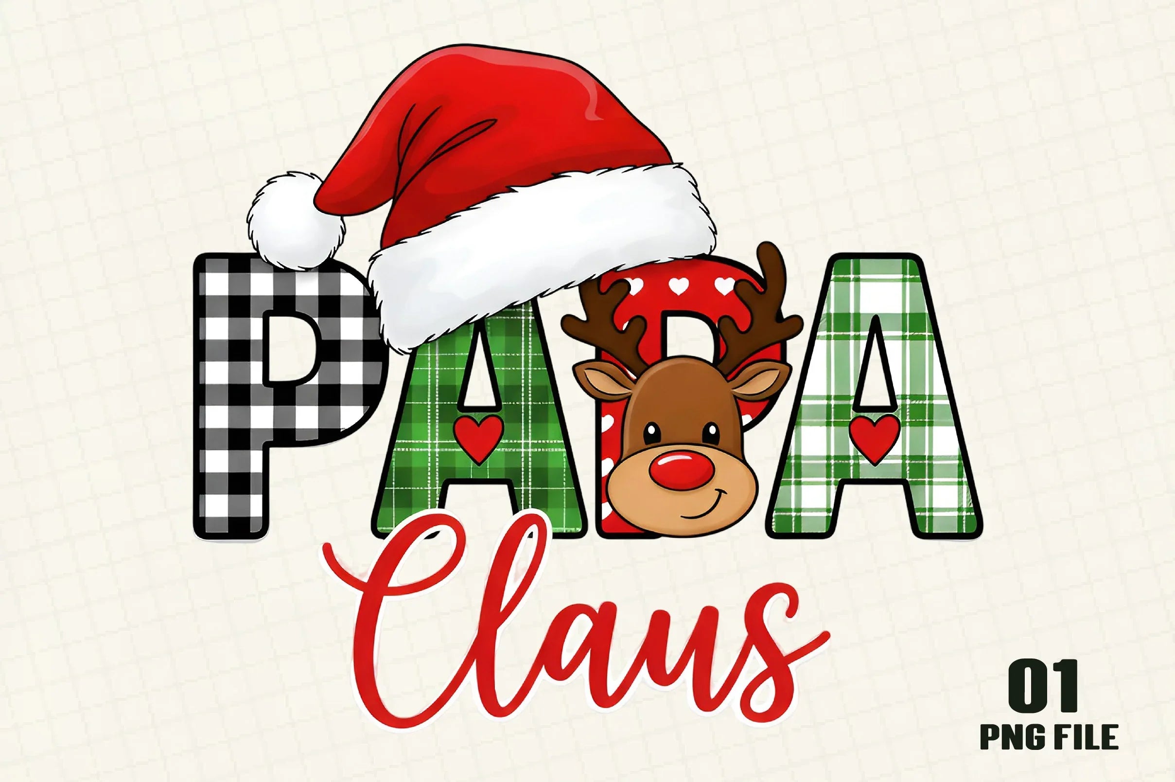 Papa Claus Christmas Clipart Bundle - CraftNest - Digital Crafting and Art