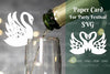 Swan Party Festival Cup Glass Decoration Clipart Bundle