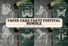 Party Festival Cup Glass Decoration SVG Bundle