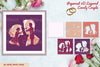 Papercut 3D Layered Lovely Couple SVG Bundle