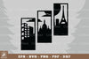 Paris City View Home Decor Clipart Bundle