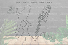 Parrot Laser Cut Home Decor Clipart Bundle - CraftNest - Digital Crafting and Art