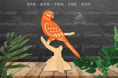 Parrot Laser Cut Home Decor Clipart Bundle - CraftNest - Digital Crafting and Art