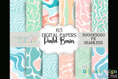 Pastel Seamless Digital Paper - CraftNest - Digital Crafting and Art