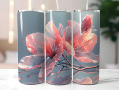 Pastel Flowers Tumbler Wrap - CraftNest - Digital Crafting and Art
