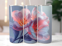 Pastel Flowers Tumbler Wrap - CraftNest - Digital Crafting and Art
