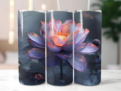Pastel Flowers Tumbler Wrap - CraftNest - Digital Crafting and Art