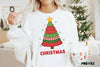 Patchwork Christmas Tree Holiday Clipart Bundle