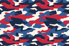Patriotic Camo Seamless Digital Paper - CraftNest - Digital Crafting and Art