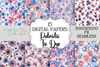 Patriotic Tie Dye Seamless Digital Paper