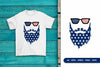 Patriotic Bearded Man Clipart Bundle