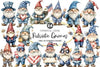 Patriotic Gnomes Clipart Bundle
