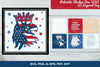 Patriotic USA 3D Layered Shadow Box SVG Bundle