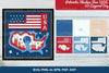 Patriotic USA 3D Layered Shadow Box SVG Bundle