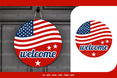 Patriotic Sign Laser Cut SVG Bundle - CraftNest - Digital Crafting and Art