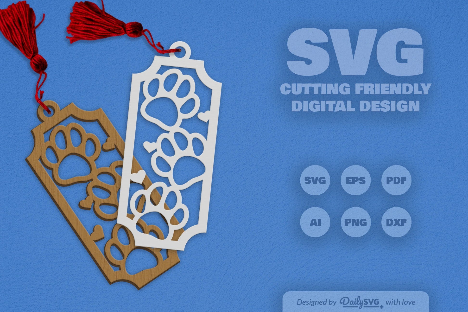 SVG Paw SVG Bundle Collection 3 - CraftNest - Digital Crafting and Art