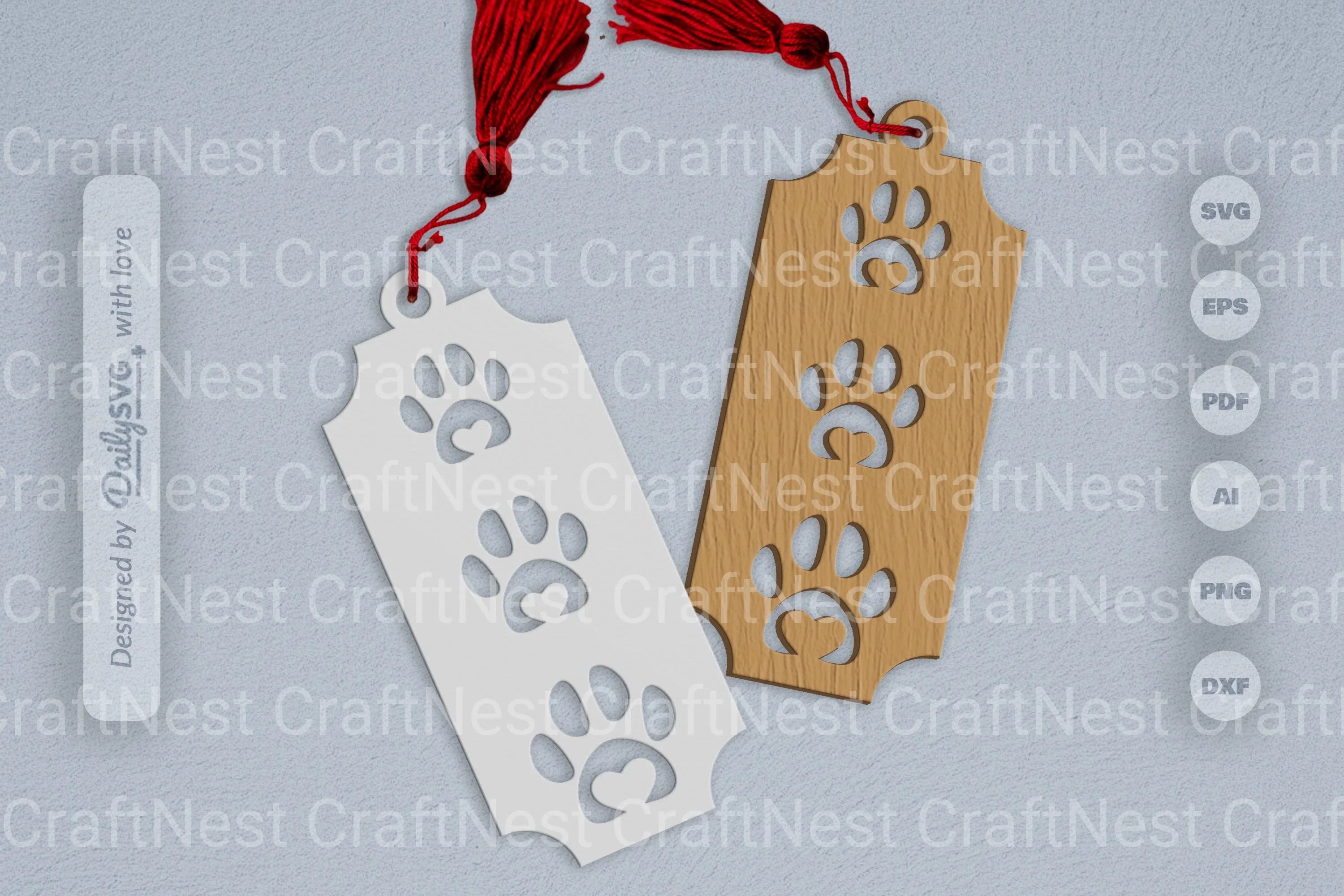 Paw SVG Bundle for Crafting