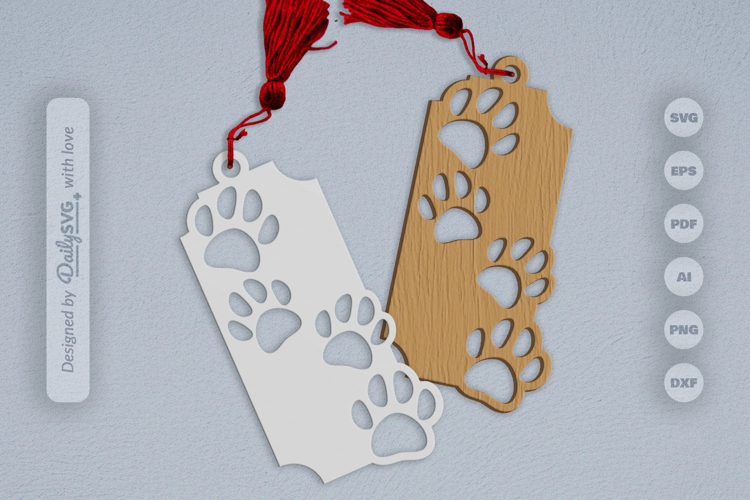 Paw Print SVG Bundle for Crafting - CraftNest - Digital Crafting and Art