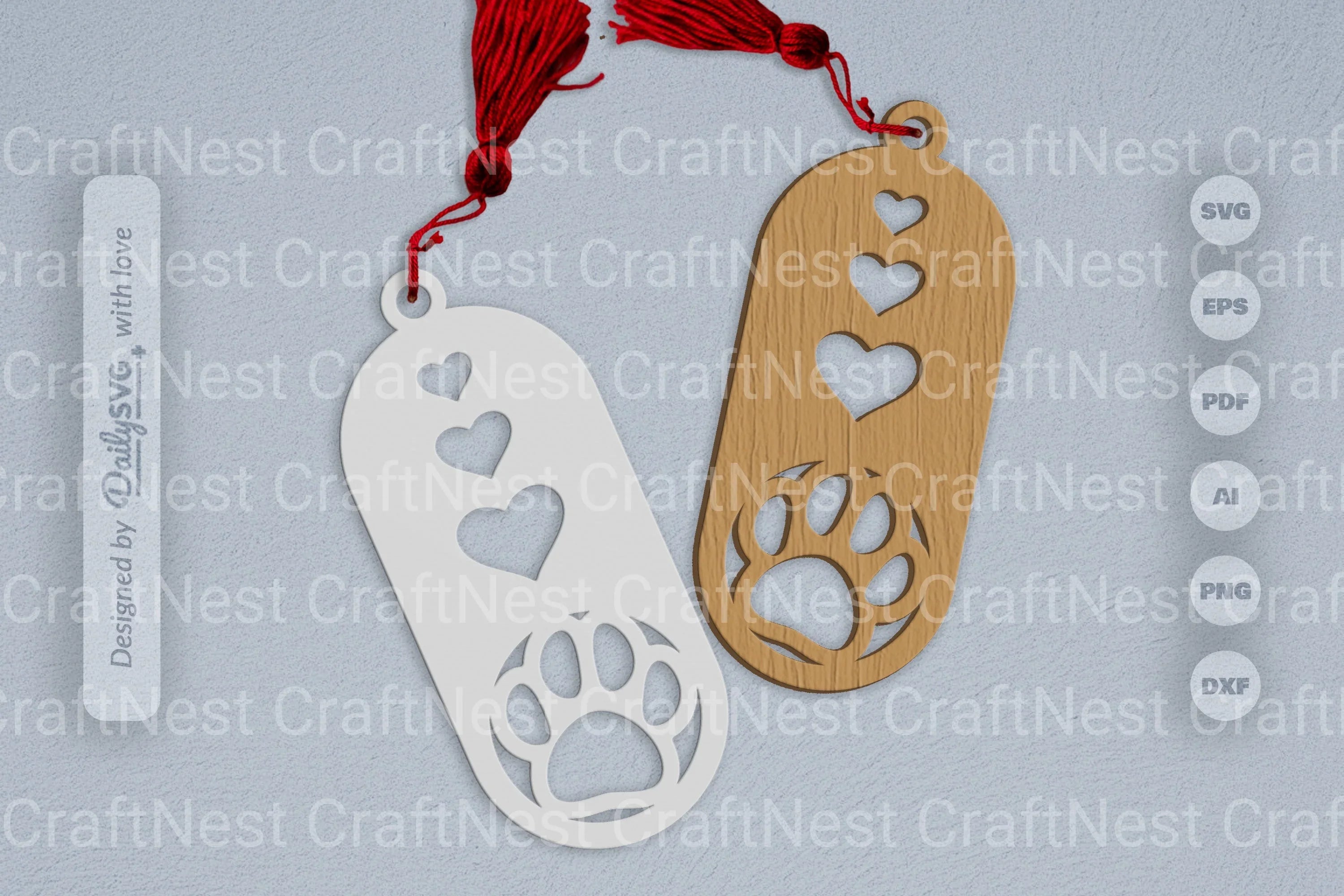Paw SVG Bundle for Crafting