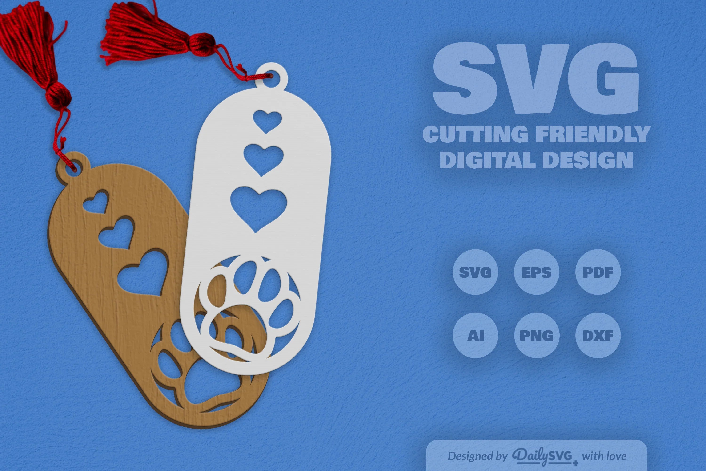 Paw SVG Bundle for Crafting - CraftNest - Digital Crafting and Art