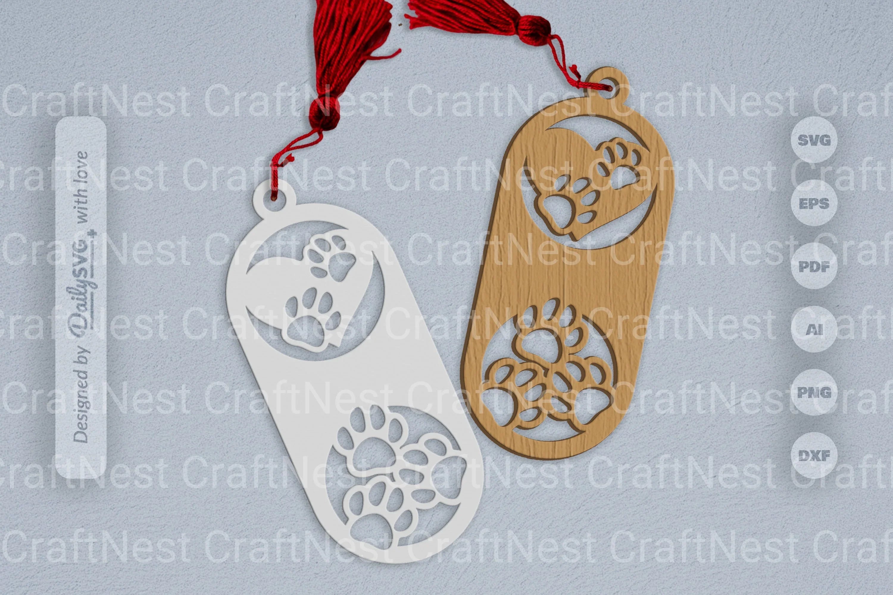 Paw SVG Bundle for Crafting