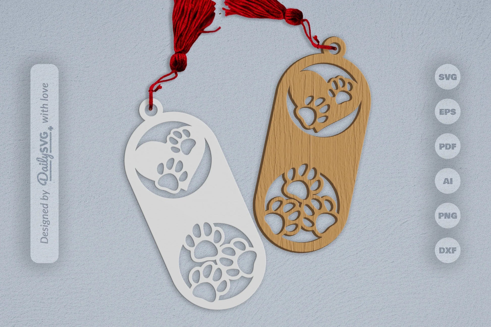 Paw SVG Bundle for Crafting 1 - CraftNest - Digital Crafting and Art