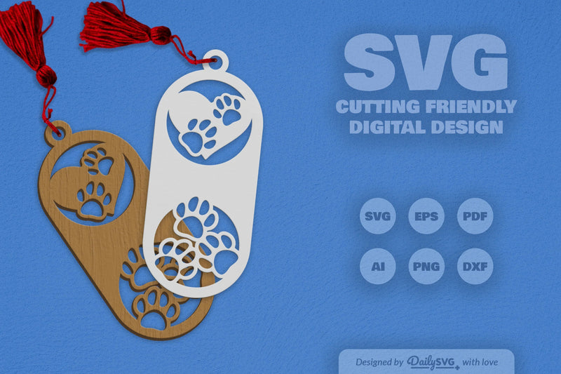 Paw SVG Bundle for Crafting 1 - CraftNest - Digital Crafting and Art