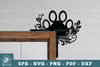 Paw Door Corner Lasercut SVG Bundle