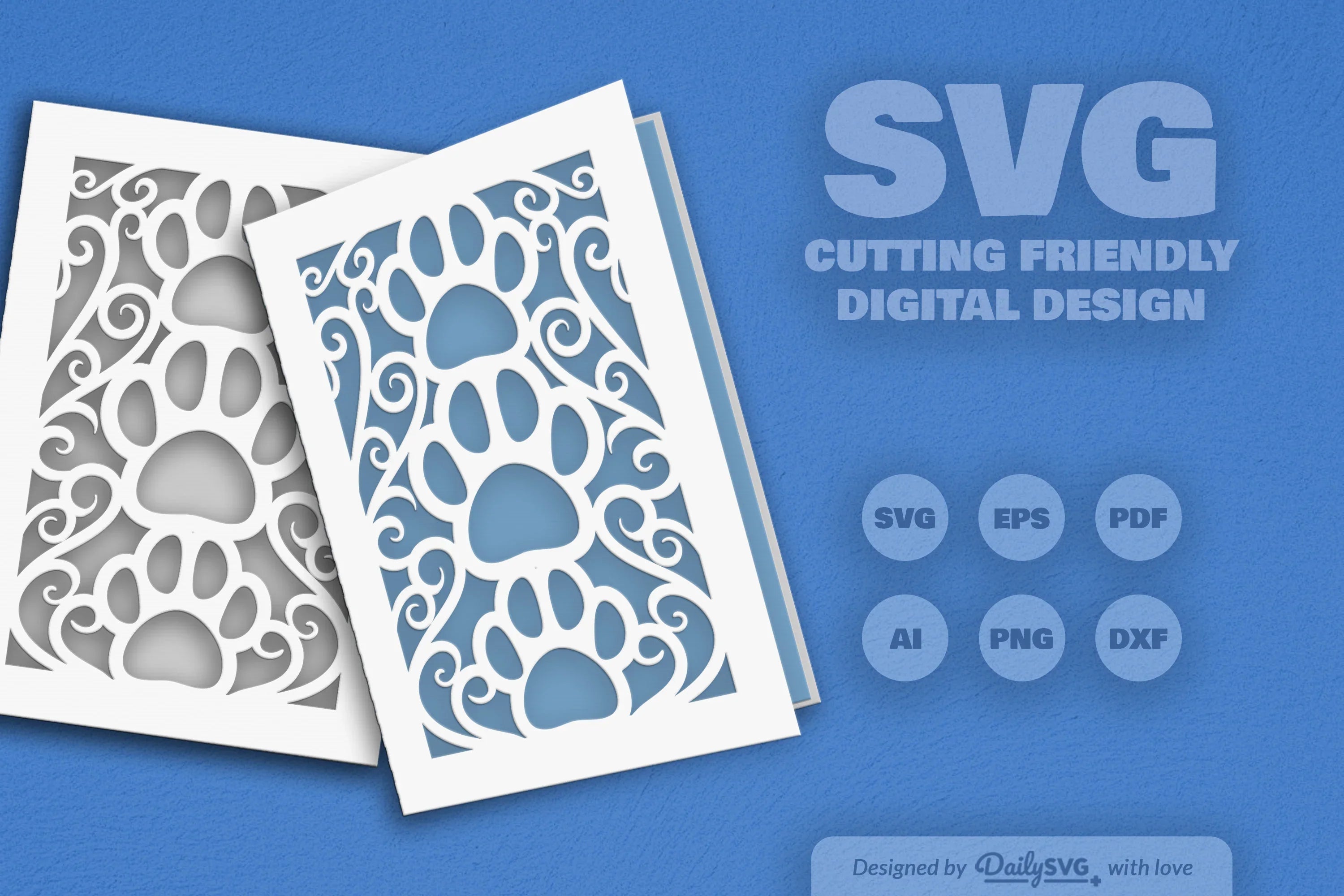 Paw SVG Bundle: Ultimate Pet Care Essentials - CraftNest - Digital Crafting and Art