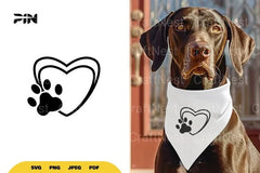 Paw Heart SVG Bundle - CraftNest - Digital Crafting and Art