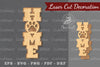 Paw Home Laser Cut Decoration Clipart Bundle