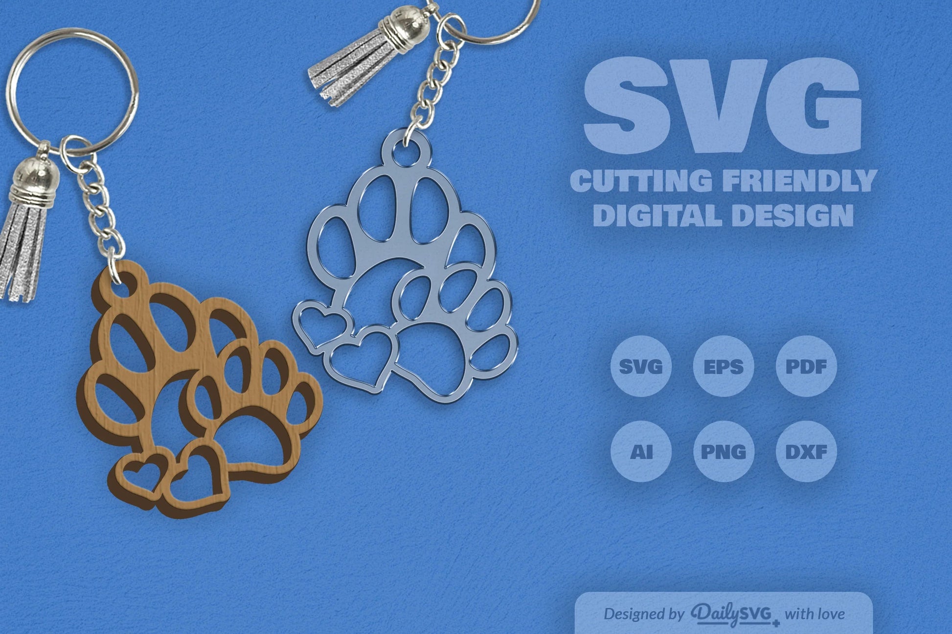Paw SVG Bundle - CraftNest - Digital Crafting and Art