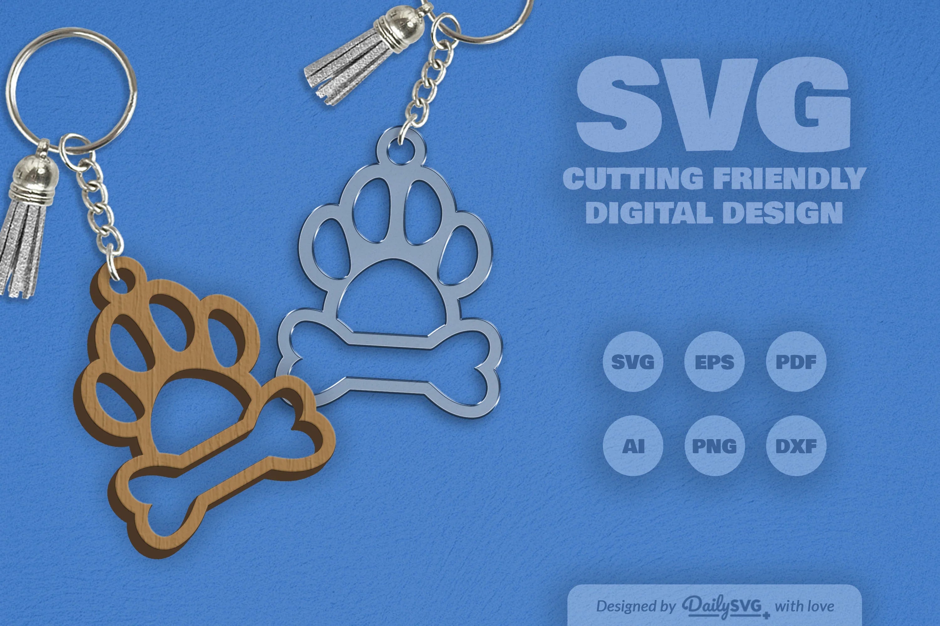SVG Paw Print SVG Bundle for Crafts - CraftNest - Digital Crafting and Art